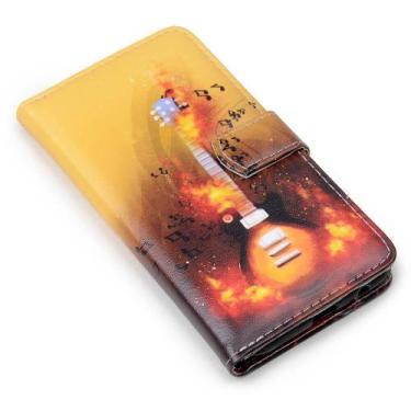 Imagem de Capa carteira estampada guitarra para samsung j8 j810 - CELLWAY