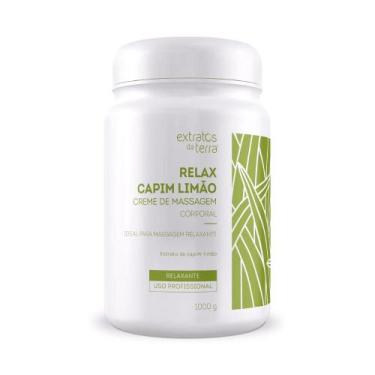 Imagem de Relax Capim Limão Creme De Massagem Corporal 1000 g - Extratos da Terr