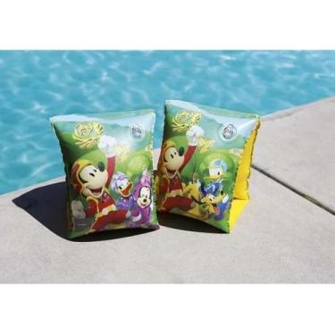Imagem de Boia de Braço Inflável MICKEY Roadster Racers 23cm x 15cm Bestway 9100