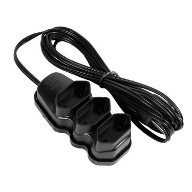 Imagem de Extensão Elétrica 3 Tomadas Pl 2x0,75 3m Preta