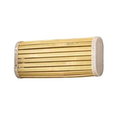 Imagem de predolo Almofada de bambu para descanso de pescoço, travesseiro ergonômico para coluna cervical em sauna, 16 Cm X 33 Cm X 8 Cm