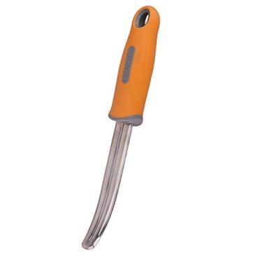 Imagem de Welldoit 1 peça de abridor de faca de coco ferramenta de aço inoxidável de remoção de carne de coco faca de silicone antiderrapante