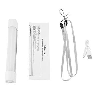 Imagem de LED portátil LED recarregável Luz de emergência ao ar livre de acampamento com base magnética de escurecimento para caminhada iluminação interna de churrasco 5200mAh Bateria 21cm