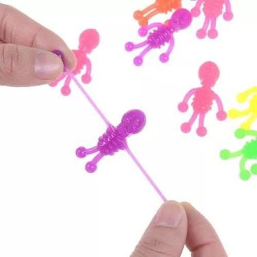 Imagem de Kit 3 Caveirinhas Que Esticam Borracha - OEA