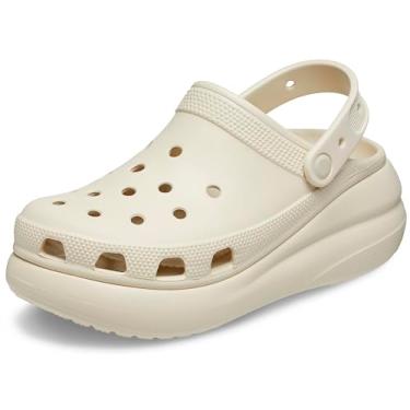 Imagem de Sandália crocs classic crush platform clog bone - 34