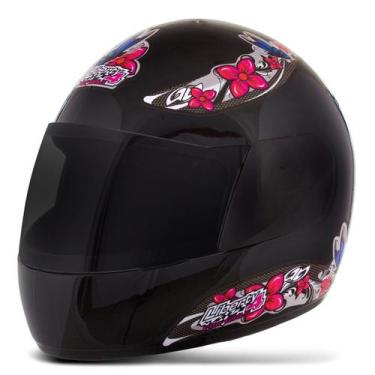 Imagem de Capacete Fechado Moto Liberty 4 Girls Viseira Fumê Pro Tork Feminino S