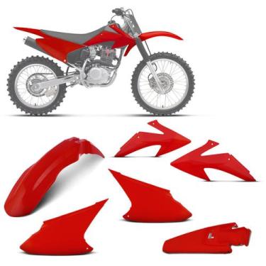 Imagem de Kit Plástico Moto Honda CRF 230 Pro Tork Substituição Alta Resistência