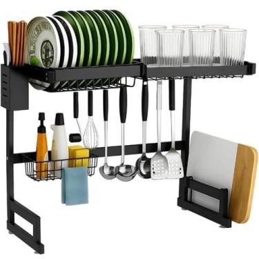 Imagem de Escorredor De Louça Pratos Organizador Suspenso De Pia 65cm