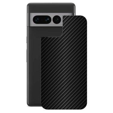 Imagem de Película para Google Pixel 7 Pro - Traseira de Fibra de Carbono Preta 