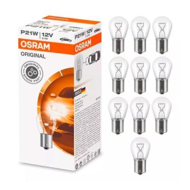 Imagem de Caixa Lampada 1 Polo BA15s 12v 21w 7506 Halogena Lanterna Freio Automo