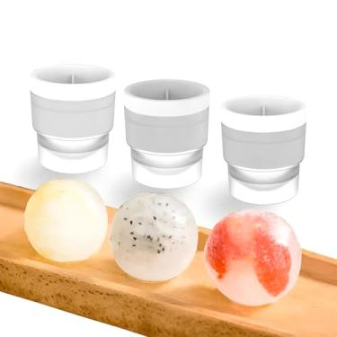 Imagem de Forma de Gelo Redonda para Whisky, Esfera Grande, Acessório para Bar e Drinks