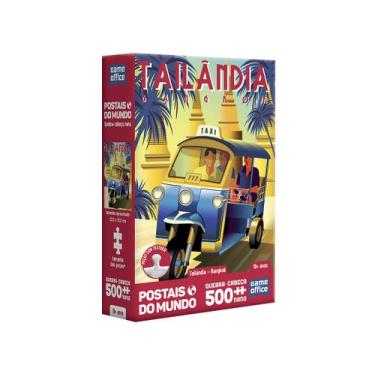 Imagem de Quebra-cabeça 500 Peças Postais do Mundo - Game Office Tailândia: Bang