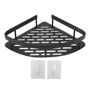 Imagem de Prateleira de Canto Banheiro em Metal – Cantoneira, Suporte Organizador Resistente e Minimalista para Paredes sem Perfuração