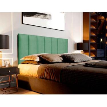 Imagem de Cabeceira Queen Estofada 160 cm - Suspensa - Cama Box - D&V, Verde Men