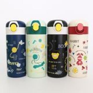 Imagem de Garrafa Térmica Infantil Inox 480ml Com Tampa Antivazamento TR-013 - L