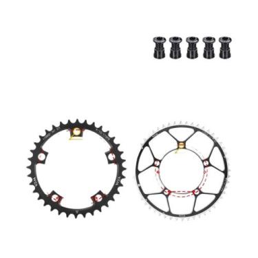 Imagem de 34T 36T 39T 50T 52T 53T Corrente Dupla VXM Para Bicicleta De Estrada E