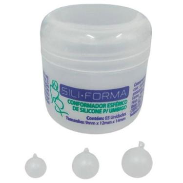 Imagem de Órtese Modelador De Umbigo Pérola Esfera Silicone 3Unidades - Siliform