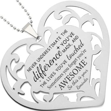 Imagem de Nunca subestime a diferença que você fez e as vidas que você tocou, presente de aposentadoria, presente de agradecimento para funcionário, colega de trabalho, ornamento de funcionário, WDP5