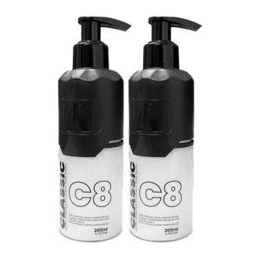 Imagem de Kit 2x Shampoo Barba Hidratante Classic C8 200ml Alfa Look's