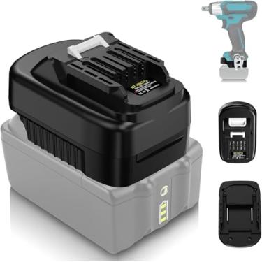 Imagem de NUOGEDZ Para adaptador de bateria Makita 18v para 12V, para Makitaa 18V BL1830 bateria para 12V Max CXT bateria de íon de lítio BL1021B BL1016, para ferramenta elétrica sem fio Makita 12V