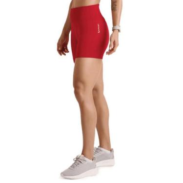 Imagem de Short Lupo LSport Basic Feminino - Vermelho, G