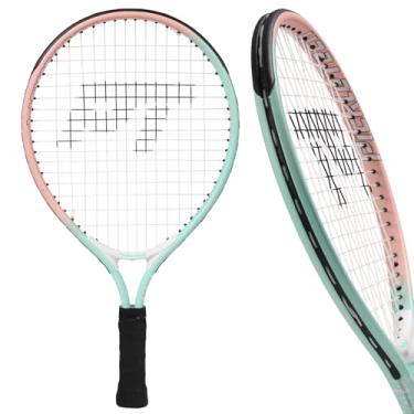Imagem de Raquete de tênis infantil para bebês meninas e meninos – Raquete de tênis infantil de 43 cm, inclui bolsa de ombro de nylon 420D (cor Tiffany)