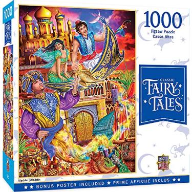 Imagem de MasterPieces 1000 Piece Jigsaw Puzzle for Adults, Family, Or Youth - Aladdin - 19.25"x26.75"