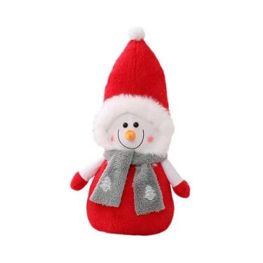 Imagem de 40cm macio pelúcia dos desenhos animados papai noel 3d boneca presente