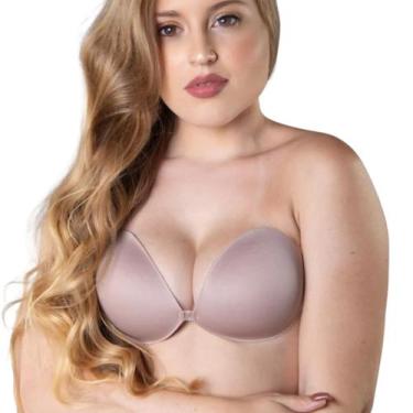 Imagem de Sutiã Plus Size Básico Adesivo Linha Mais Aderente Liebe, 50, Chocolat