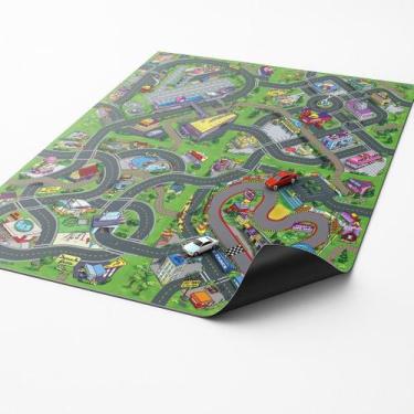 Imagem de Pista Para Carrinhos Miniatura Corrida Brincar 200X100Cm - Plimshop