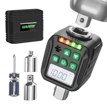 Imagem de Conjunto de adaptadores de chave de torque LLAVETOR Digital 1/2" Drive