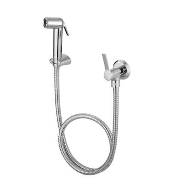 Imagem de Ducha Higiênica com Registro e Gatilho ABS Australis 1850 Cromado 1/4 de Volta Meber