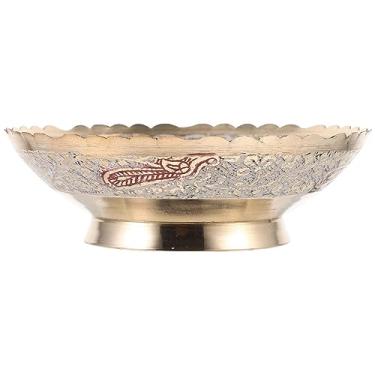 Imagem de HOMSFOU Bandeja de frutas budista prato budista oferecendo tigelas templo bandeja de frutas comida sobremesa lanche prato para uso de altar rituais incenso borrões decoração suprimentos