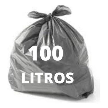 Imagem de Sacos P/ Lixo Reciclável 100l Melhor Custo Beneficio 20un. C - Higipac