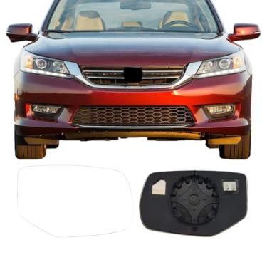 Imagem de Vidro de substituição do espelho lateral do passageiro para HONDA Accord 2013-2017, placa traseira aquecida para vidro retrovisor lateral direito para HONDA Accord 2013 2014 2015 2016 2017