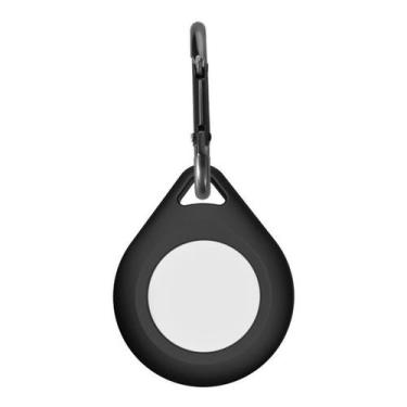 Imagem de Capa protetora de silicone com mosquetão para Apple Airtag - Lightbek 