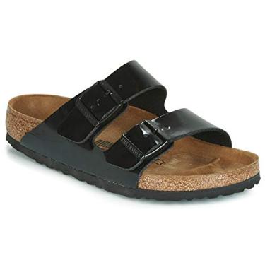 Imagem de Birkenstock Arizona SL BF Black Mules Masculino, Noir Preto - 37