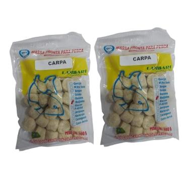 Imagem de Kit 2 Isca De Pesca Massa De Pesca Natural Pronta Para Carpa (Sabor Beijinho)