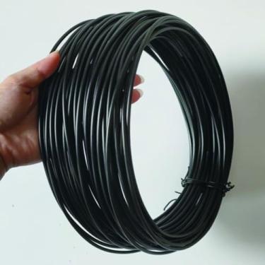 Imagem de Hastes de solda de plástico de polipropileno preto (PP) de 1,2 m, diâmetro de 1/20.3 cm - para para-choques de carro, reparos de abas de farol de carro