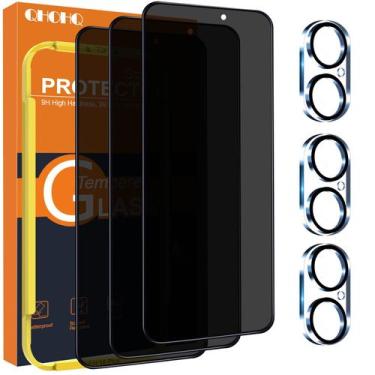 Imagem de Protetor de tela de privacidade+protetor de lente de câmera para iPhon