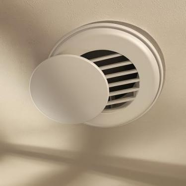 Imagem de Pacote com 2 capas de ventilação de teto RV atualizadas – Placas bloqueadoras de ventilação CA de 11,4 cm de encaixe para saídas de ar condicionado de teto de trailer de 15 cm – fácil instalação com