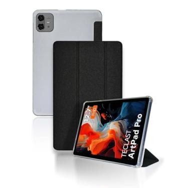 Imagem de Capa para tablet TECLAST ArtPadPro de 12,7 polegadas, capa protetora NOUKAJU Tablet, suporte dobrável, função de suporte tripla, capa de proteção para TECLAST ArtPadPro 32.3 cm (preta)