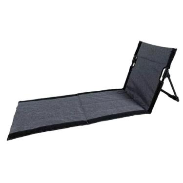 Imagem de Almofada de assento macia dobrável, almofadas para cadeiras de acampamento,Almofada de cadeira impermeável de assento acolchoado - Cadeiras de acampamento com almofada para arquibancada para churrasco