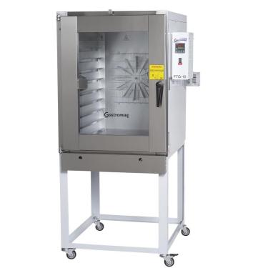Imagem de Forno Turbo A Gás 10 Esteiras Com Pedestal Ftg10 Gastromaq Forno Glp Epóxi 110v