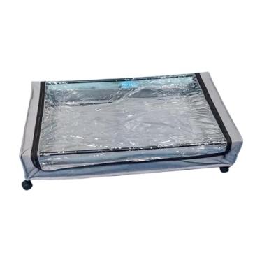 Imagem de YWJLQH Armazenamento sob a cama com rodas, sapateira, gaveta de armazenamento sob a cama, dobrável para brinquedos