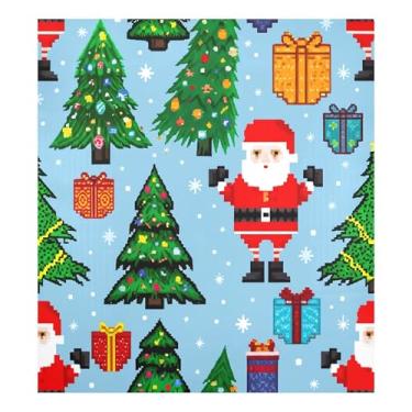 Imagem de SEHANY Capa magnética para lava-louças de Papai Noel, adesivos magnéticos para decoração de Natal antiarranhões para painel de geladeira e lava-louças, decoração de Natal de cozinha doméstica 58 x 66