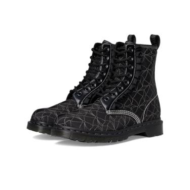 Imagem de Dr. Martens Bota de combate feminina 1460 com babados, Preto, 38