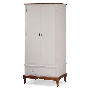 Imagem de Roupeiro 2 Portas 1 Gaveta - M560406 Cor Garapa - Verniz