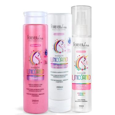 Imagem de Forever Liss Shampoo,Condicionador,Protetor Mágia Unicórnio - Forever 