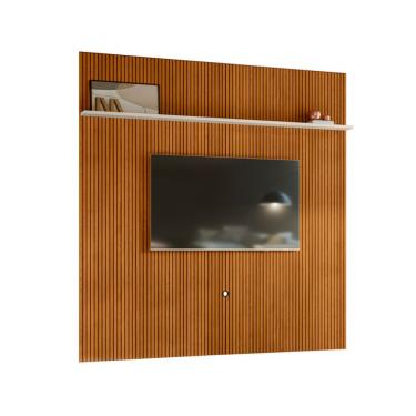 Imagem de Painel para TV até 75 Polegadas New Guaporé Cinamomo e Off White